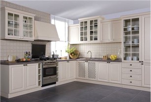 Frameless Themofoil Kitchen Cabinets