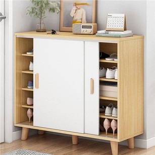 Sliding Door Modern Shoe Rack
